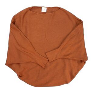 Kerisma Dolman Sleeve Sweater Womens S/M Rust Batwing Knit RYU Top